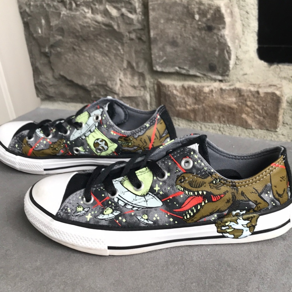 Dinosaur converse